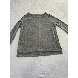Old Navy Luxe Grey Long Sleeve T shirt size small